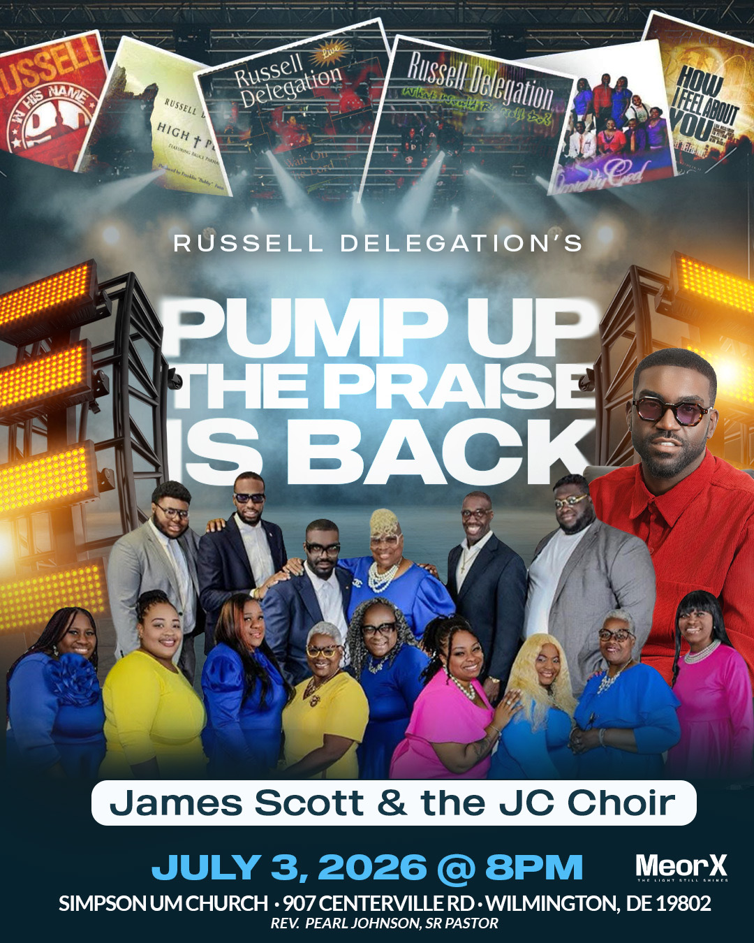 Pump Up The Praise Is Back, July 3, 2026, Simpson UM Church, Wilmington DE